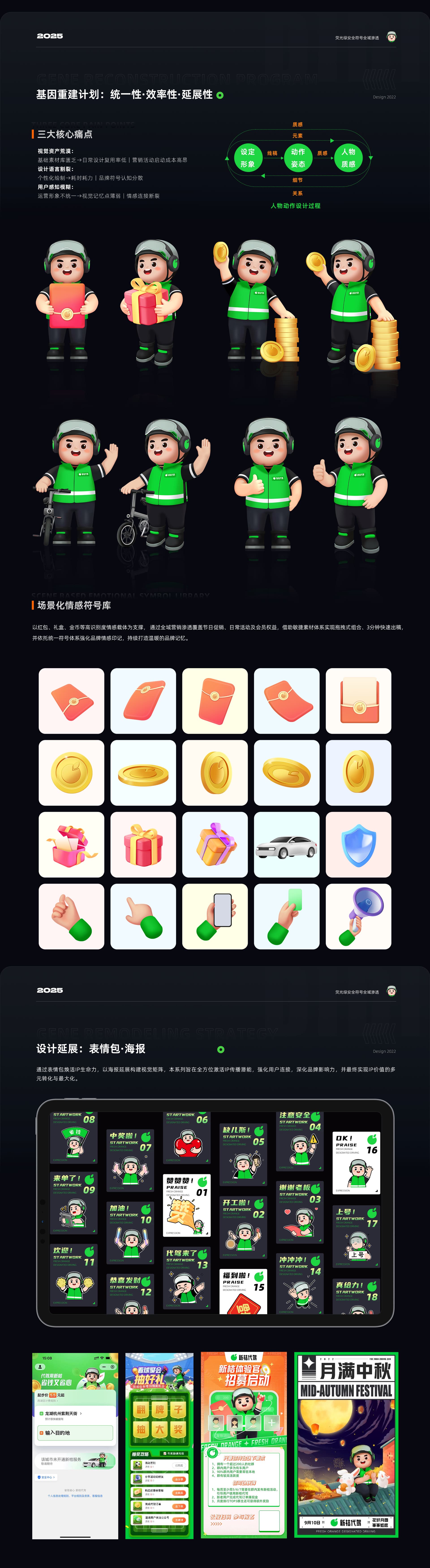新桔代驾 IP 设计 — 项目图片 3